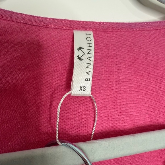 Bananhot x Revolve Pink 2 Piece Set XS Top S Skirt Like New - Picture 6 of 10